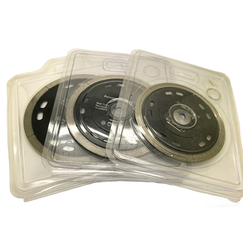 

Diamond Saw Blade Continuous Rim Thin Cutting Disc for Porcelain Ceramic Tiles 105/115/125mm Size Options for Efficient Cutting