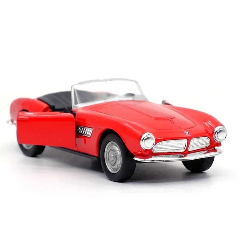 WELLY 1:36 1956 BMW 507 klassisches schmelzendes Cabrio-Spielzeugautomodell mit Simulationslegierungsautomodell, zurückziehbares Auto, Spielzeug, Geschenk B622