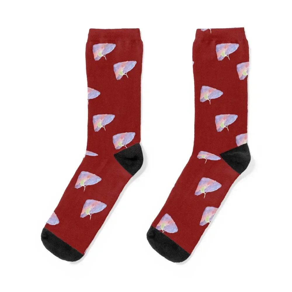 

Watercolor Anatomic Liver Socks Soccer loose FASHION shoes Socks For Man Women's