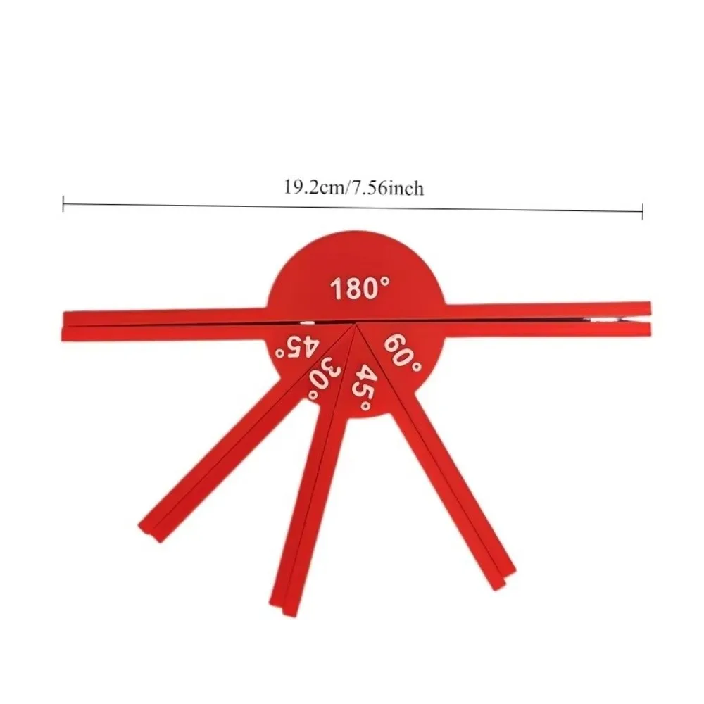 Portable Geometric Angle Ruler Multi-function Geometric Angle Teaching Mathematics Angle Rulers Teaching Auxiliary Props