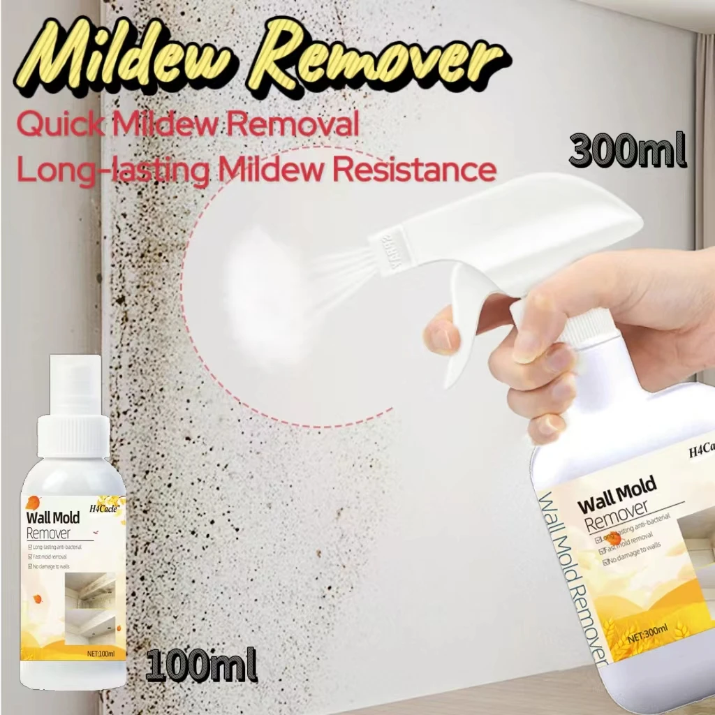 Wall Mold Remover Mildew Cleaning Spray Wall Toilet Washbasin Wardrobe Washing Machine Rubber Ring Decontamination and Mold Remo