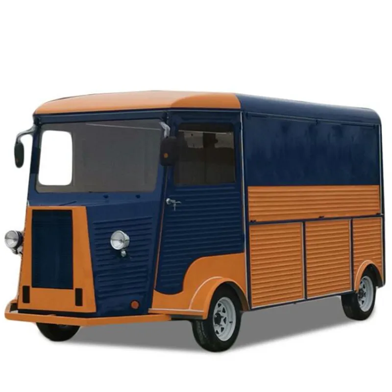 Mobile Food Truck Ice Cream Van Snack Food Trailer For Fried Chicken Beer Coffee Kiosk