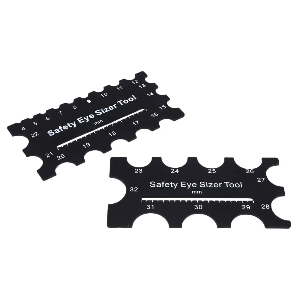 2Pcs Black Multi-function Drawing Template Ruler Acrylic Length 16cm Art Sketch Marker Tool Drafting Measuring Stencil Ruler
