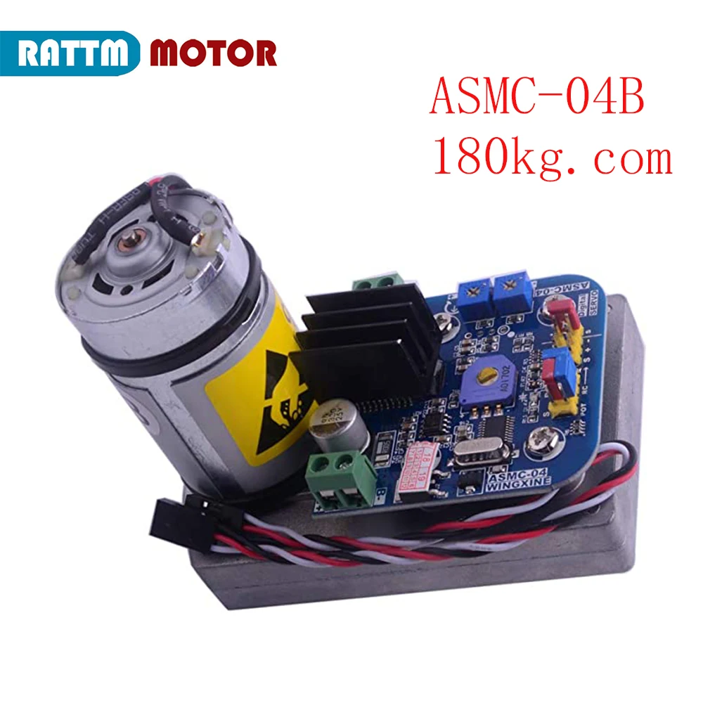 

Super Large Torque Steering Gear Digital Servo Stepper Motor ASMC-04B 180kg.cm For Model airplane robot etc.