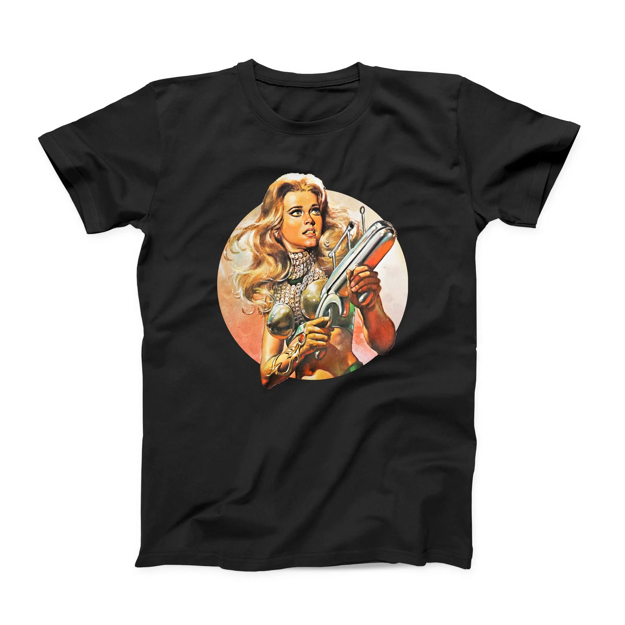 Barbarella Alien T Shirt para adultos e jovens, 1970