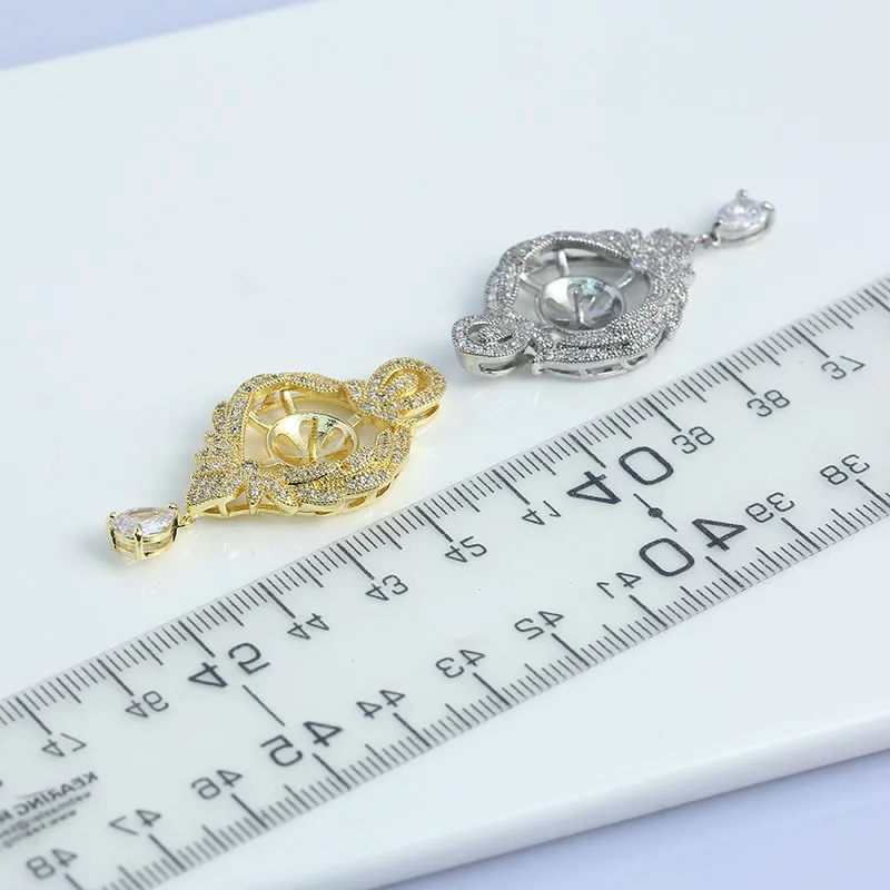 

1 шт. D074, позолоченная 14-каратным золотом подвеска с жемчугом, сохраняющая цвет, для самостоятельного изготовления украшений (цепочка и жемчуг в комплект не входят)