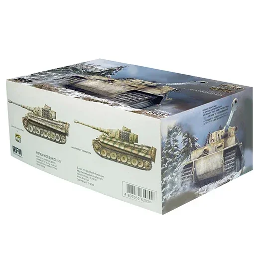 Ryefield RM5025 Model Kit tank assembly kit Tiger tank initial type full internal structure transparent car shell version 1/35