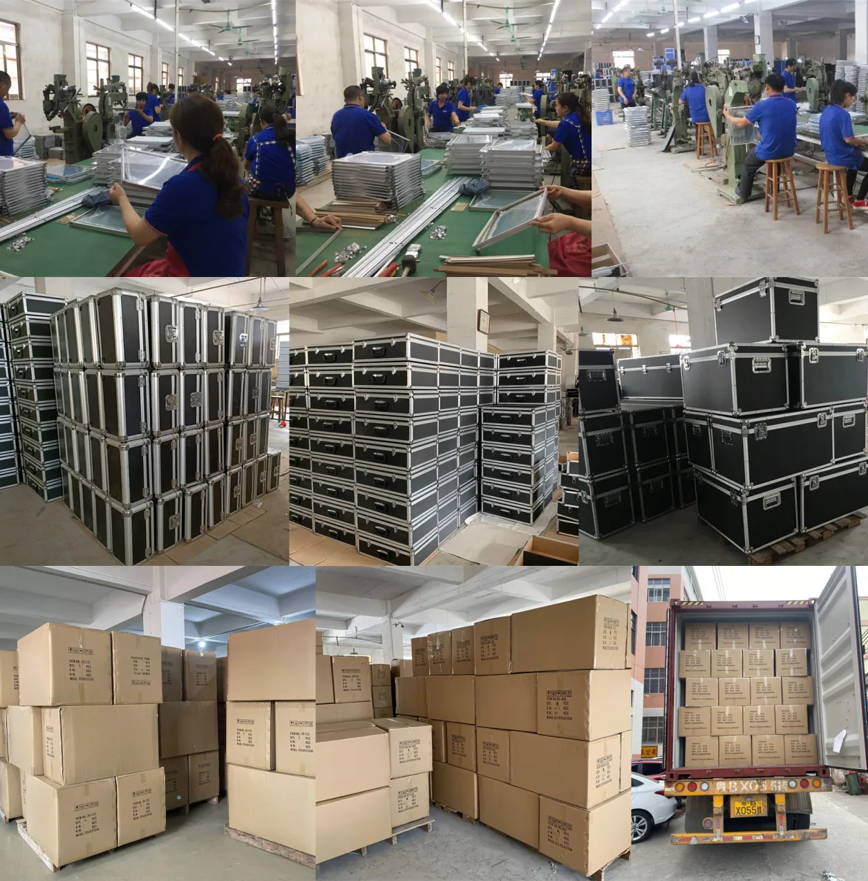 Custom Flight Case Professional Transport case Suitable for Audio and Stage Light Shockproof Hard Shell Industrial Road case