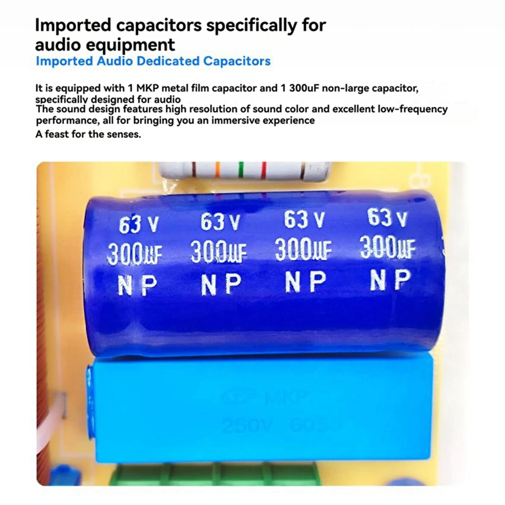 

A55T 2X 1-полосный аудио-разделитель частот 65-1000 Гц 120 Вт, Hi-Fi кроссовер-фильтр, модуль для модификации домашнего кинотеатра