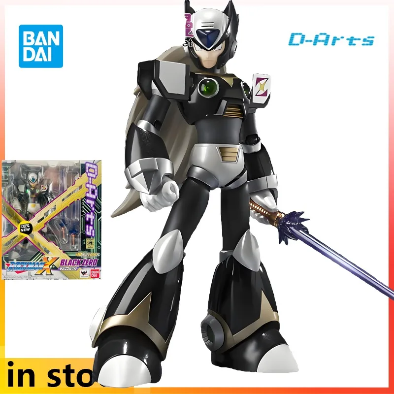 반다이 오리지널 D-arts 메카 제품은 이동식 Rockman FORTE 애니메이션 액션 피규어 모델 장난감 모델 장식품 소년을위한 선물