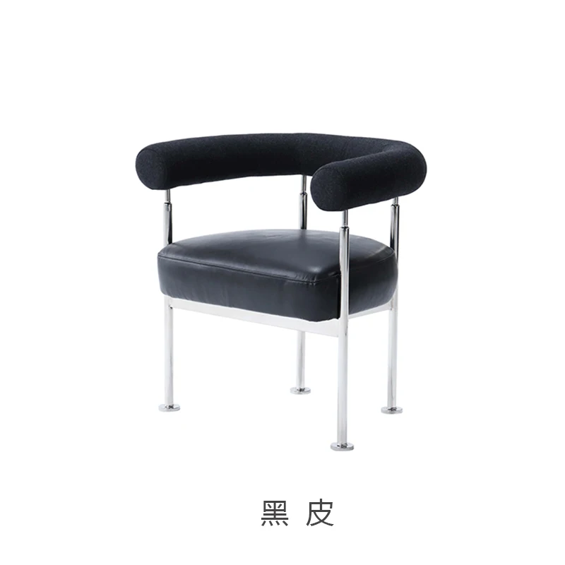 

Modern Simple Rattan Leather Computer Office Chair High-End Niche Japanese Retro Dining Chair