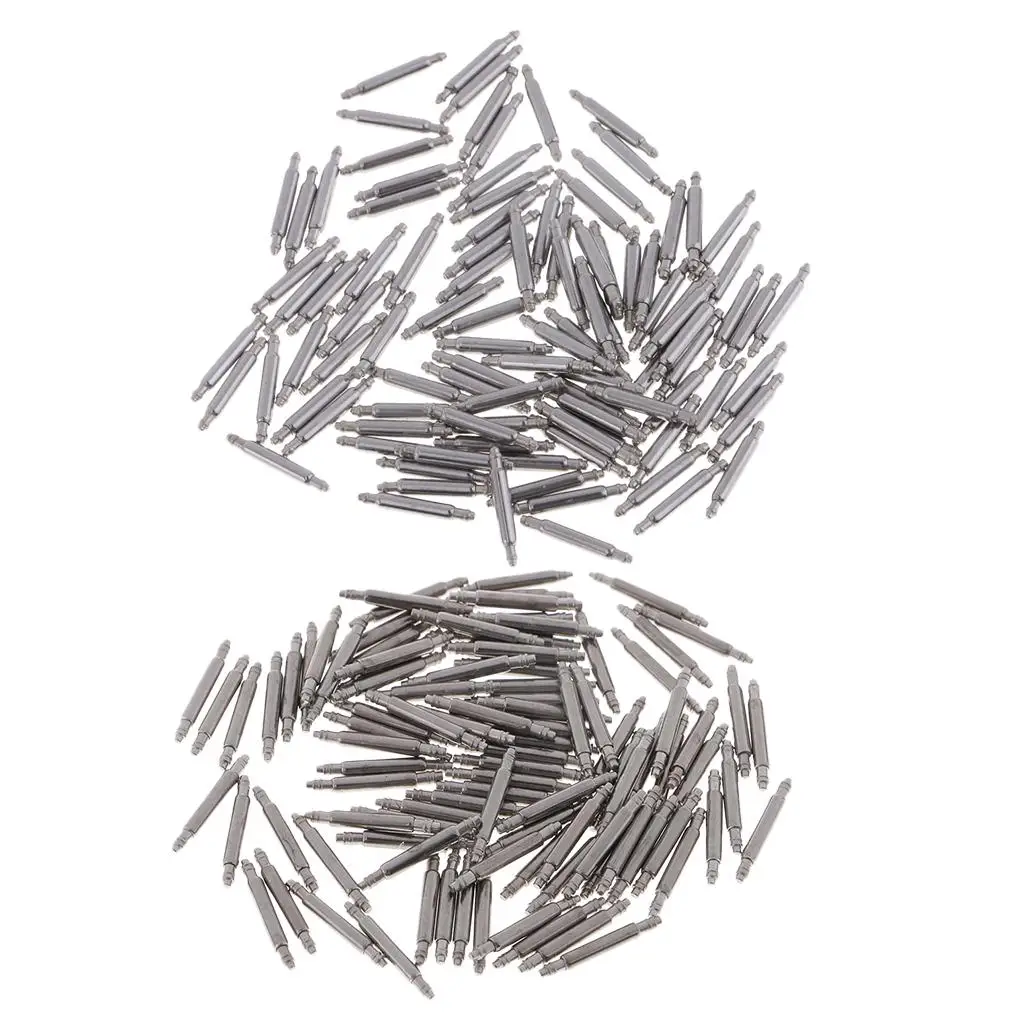 100 pieces transparent boxed Watch Repair Design Replacements Accessory Spring Pins Watch Band Bar