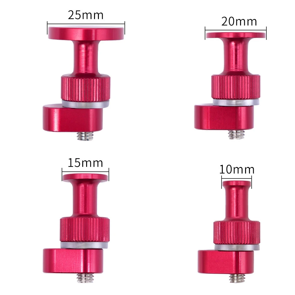 4Pcs Aluminum Alloy PDR Puller Tabs Round Dent Puller Pads Adjustable Height for Car Body Paintless Dent Repair Tools 3