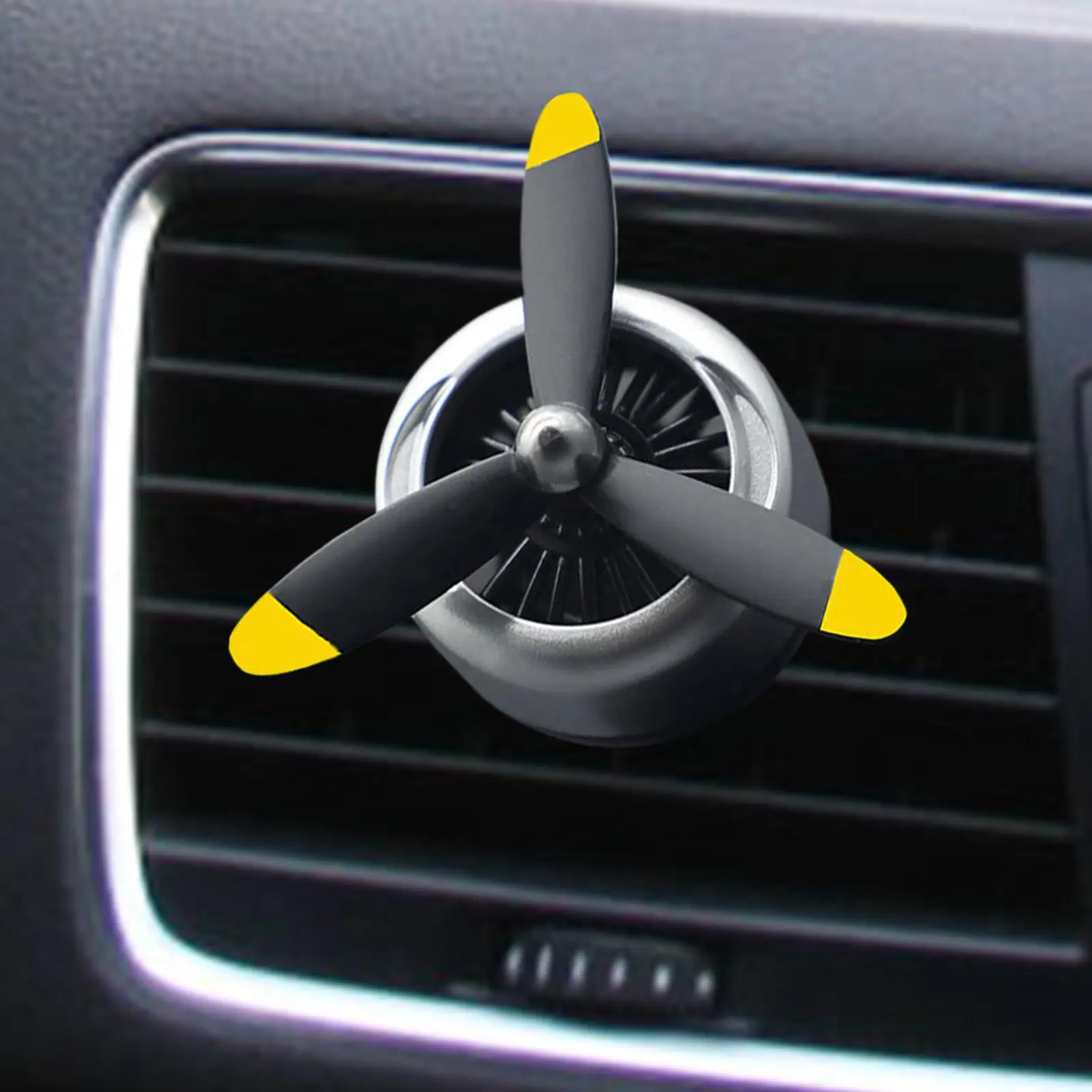 Car Diffuser Vent Clip Car Air Fresheners Scents Diffuser Rotating Propeller Aromatherapy Perfume Diffuser Odor Eliminator