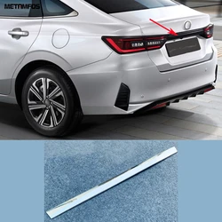 Rear Trunk Lid Cover Trim For Toyota YARIS ATIV 2022 2023 2024 Chrome Tailgate Door Boot Trim Sticker Accessories Car Styling