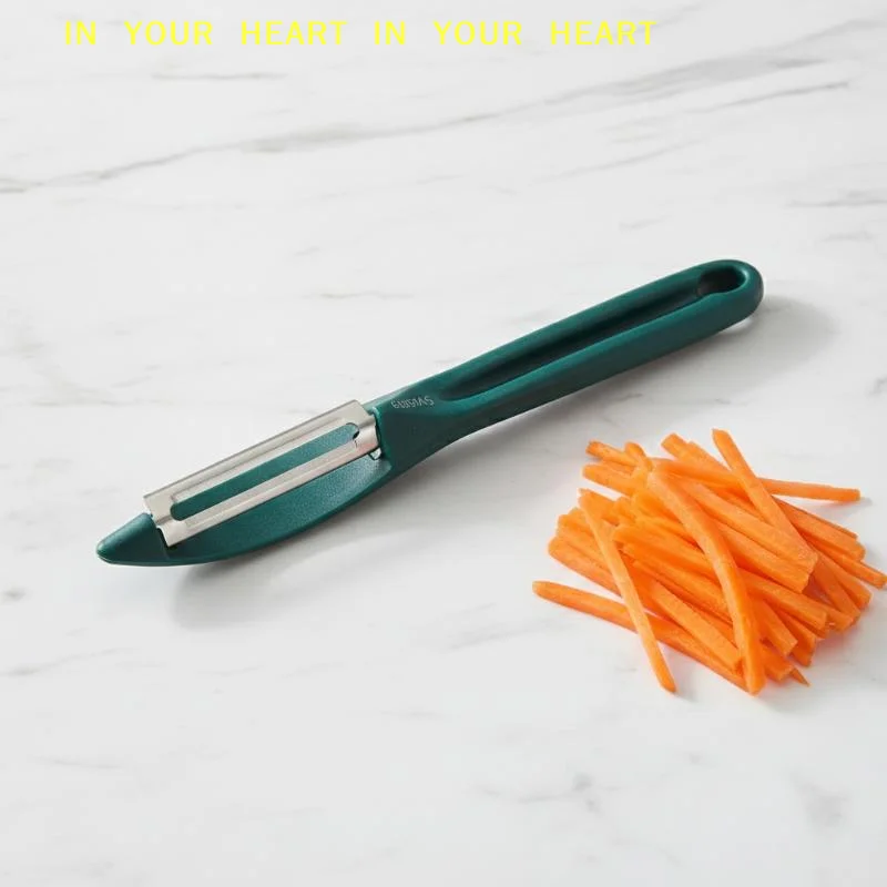 【X】Stainless Steel Fruit Peeler with Comfort Grip for Easy Potato and Vegetable Peeling
