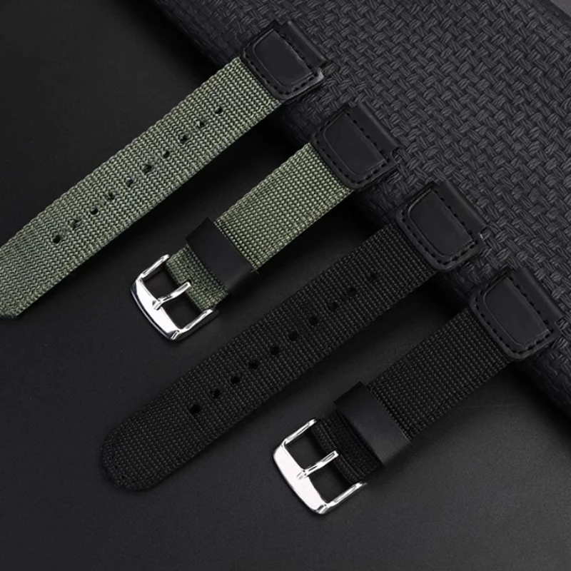 For Casio G-SHOCK DW5600 GW-5000 GWM5610 GM-5600 watchband modified nylon canvas watch strap men Breathable wristband bracelet