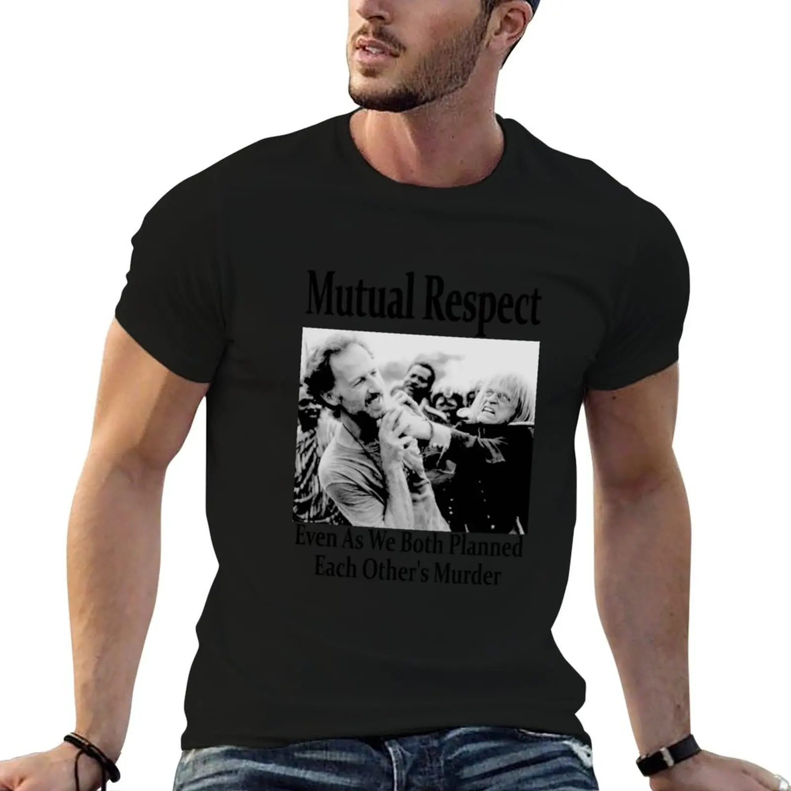 

Werner Herzog and Klaus Kinskis Mutual Respect T-Shirt t shirts for man slim fit t shirts for man pack white T-Shirt