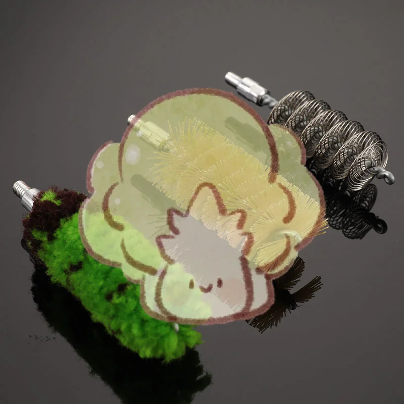 3 قطعة مجموعة تنظيف فرشاة قضيب الألومنيوم ل 12 GA مقياس بندقية الصيد بندقية