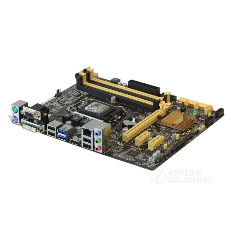 

For ASUS B85M-E DDR3 memory main board 1150 pins all solid state main board with HDMI interface