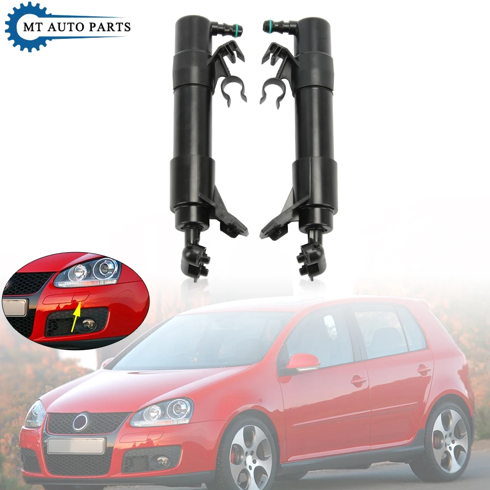 

Headlamp Washer Nozzle Headlight Lamp Washer Actuator Spray Jet For VW EOS GOLF 5 2004-2009 JETTA 2006 2007 2008 2009 2010 2011