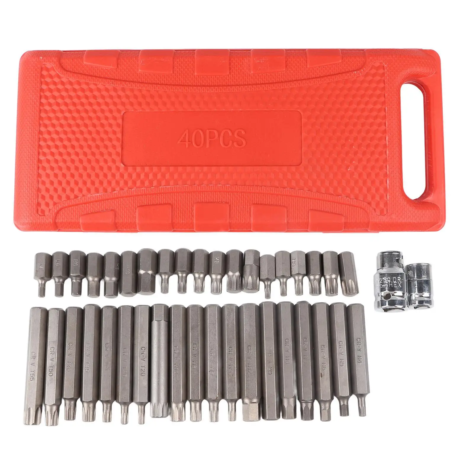 

Durable Chrome Alloy Spline Bit Socket Set Portable Tool Kit for 4s Shops Universal Application
