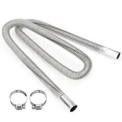Exhaust Hose For Generator Motorcycle Exhaust Pipes Stainless Steel Flexible Heater Parts Stainless Steel Exhaust Tubing Oil