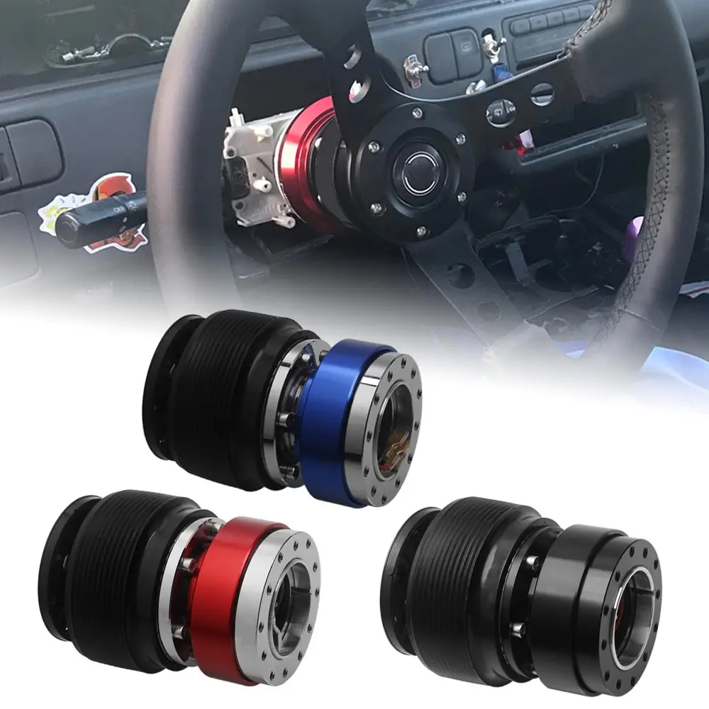 

1 Set 6 Hole Steering Wheel Hub Adapter Boss Kit for Honda Civic Del Sol Prelude Accord Acura Integra 1992-2001 Car Accessories