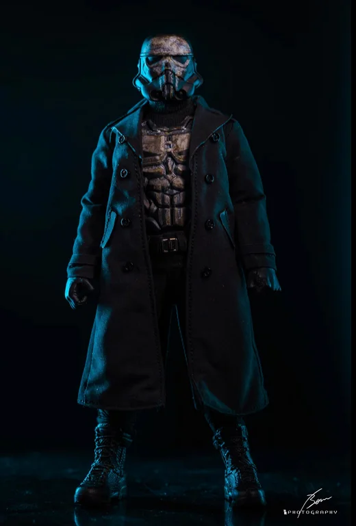 

1/12 Scale Sodier Clothes Overcoat Coat for 6'' shf Notaman Figure