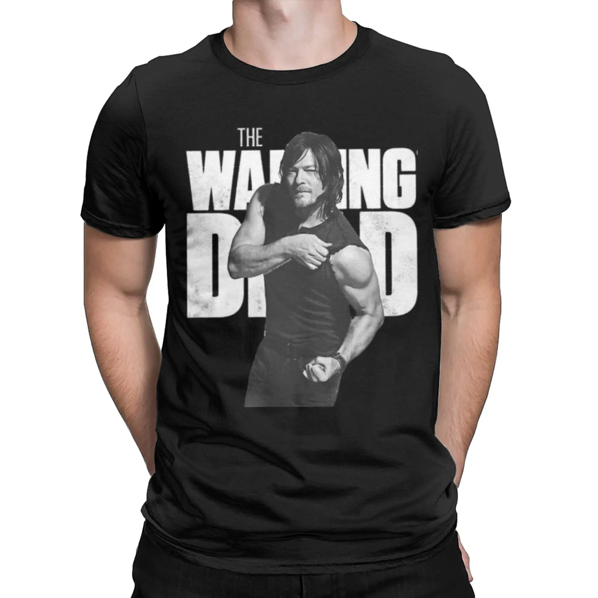 The Walking Dead T Shirts for Men Women 100% Cotton Fashion for Male T-Shirt Crew Neck Daryl Dixon Tee Shirt Short Sleeve Tops