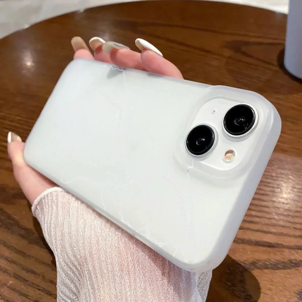 حافظة لهاتف آيفون 13 11 15 16 14 12 Pro Max 7 8 Plus XS MAX XR SE 2020 2022 غطاء شفاف غير لامع #5