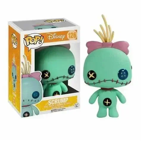 Funko Pop Disney Baby Ugly Doll Scrump # 126 figuras de acción de vinilo Stitch juguetes para niños