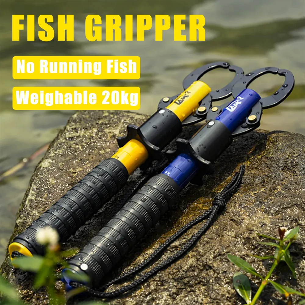 

ABS Portable Fish Controller Professional Fishing Equipment Grip Lip Catcher Folding Pliers with Weighing