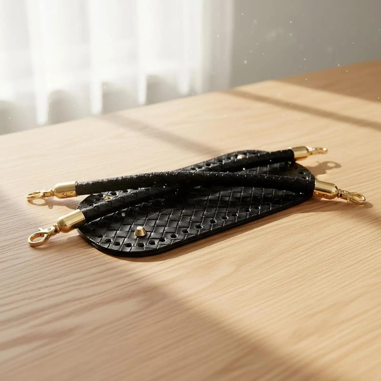 Purse Bottom with Short Handles DIY Set Multipurpose Accessories PU Leather