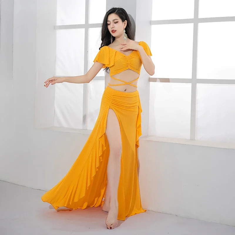 

Танец живота для женщин, новое элегантное платье, одежда для выступлений, женская одежда для соревнований по восточному танцам, летняя одежда