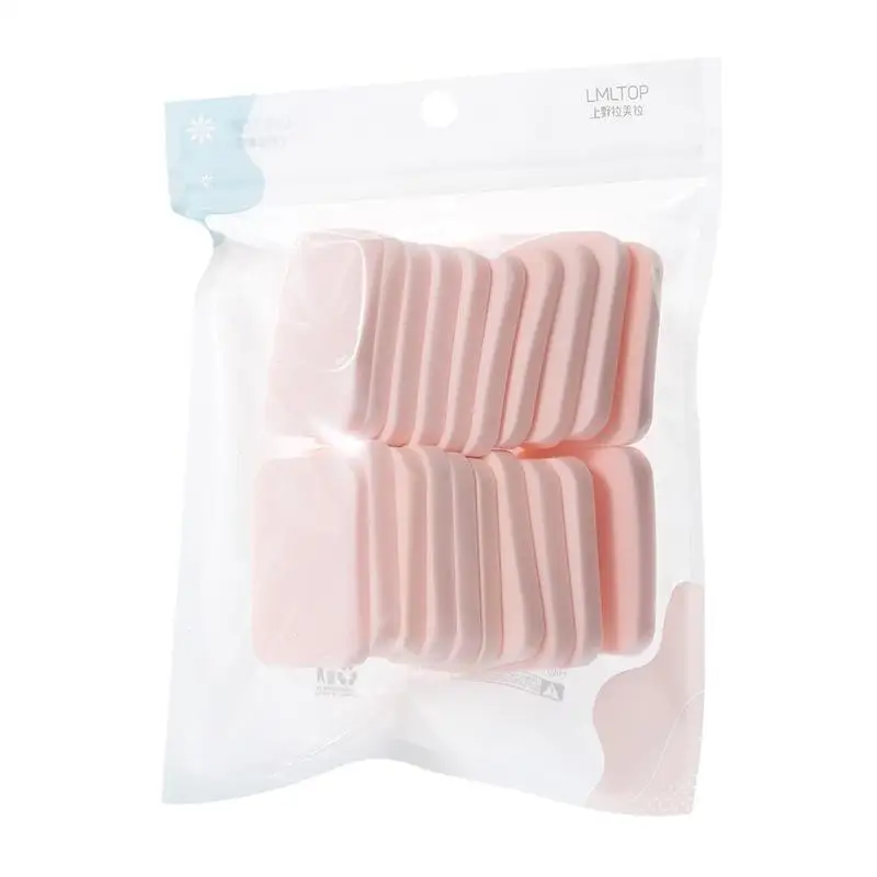 20PCS Cosmetic Powder Puff Makes Sponge Soft Makeup Foundation Make-up Beauty Tool Square Shape Round Shape Makeup Powder Puff