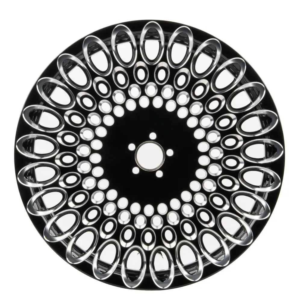 Bullet Hole Forged Hub/Wheel/Rim with Gloss Black Finish for 18-later Haley Street bob Softail Standard Fatboy Breakout