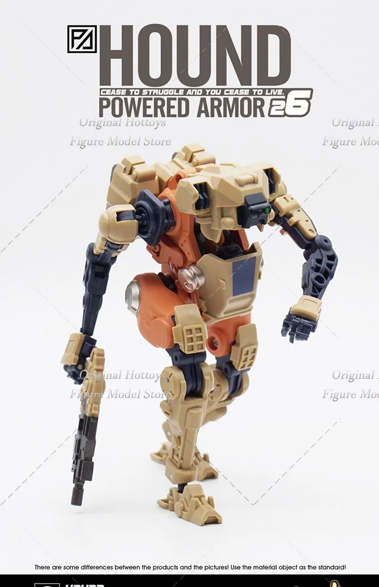 AGS-26-31 1/60 Scale Male Soldier Powered Armor Heavy Industry Mobile Robot Toy Model Full Set About 11cm Action Figure Doll