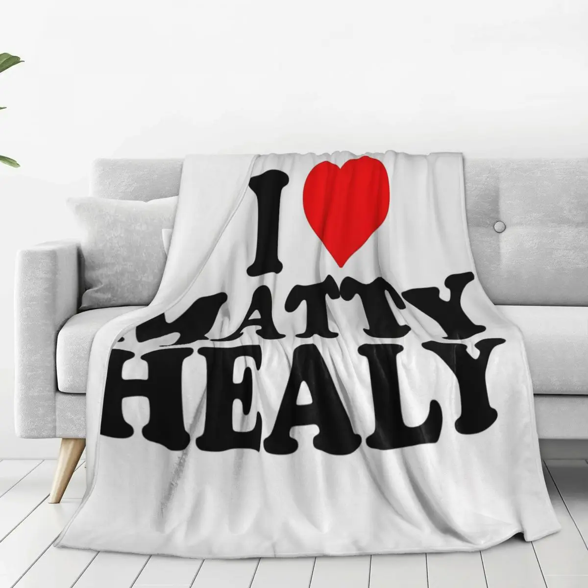 I Heart Matty Healy Blanket Fleece Multi-function Sofa Throw Blankets For Couch Bedding Outdoor Throws Bedspread Quilt