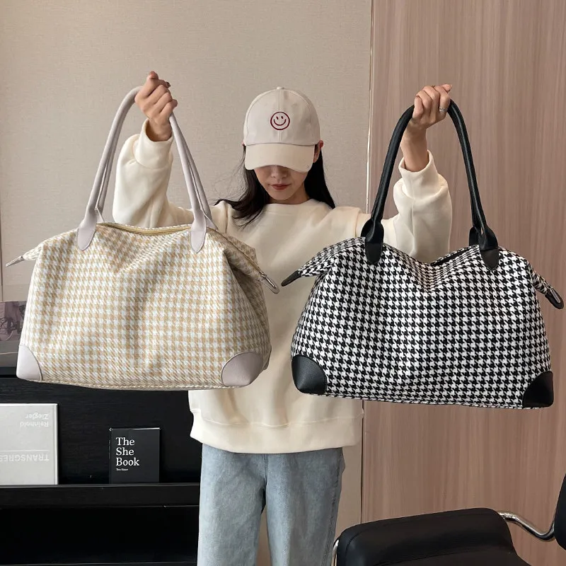 fashionable-travel-bag-large-capacity-handheld-fitness-bag-short-trip-business-trip-storage-bag-maternity-bag-oxford-cloth
