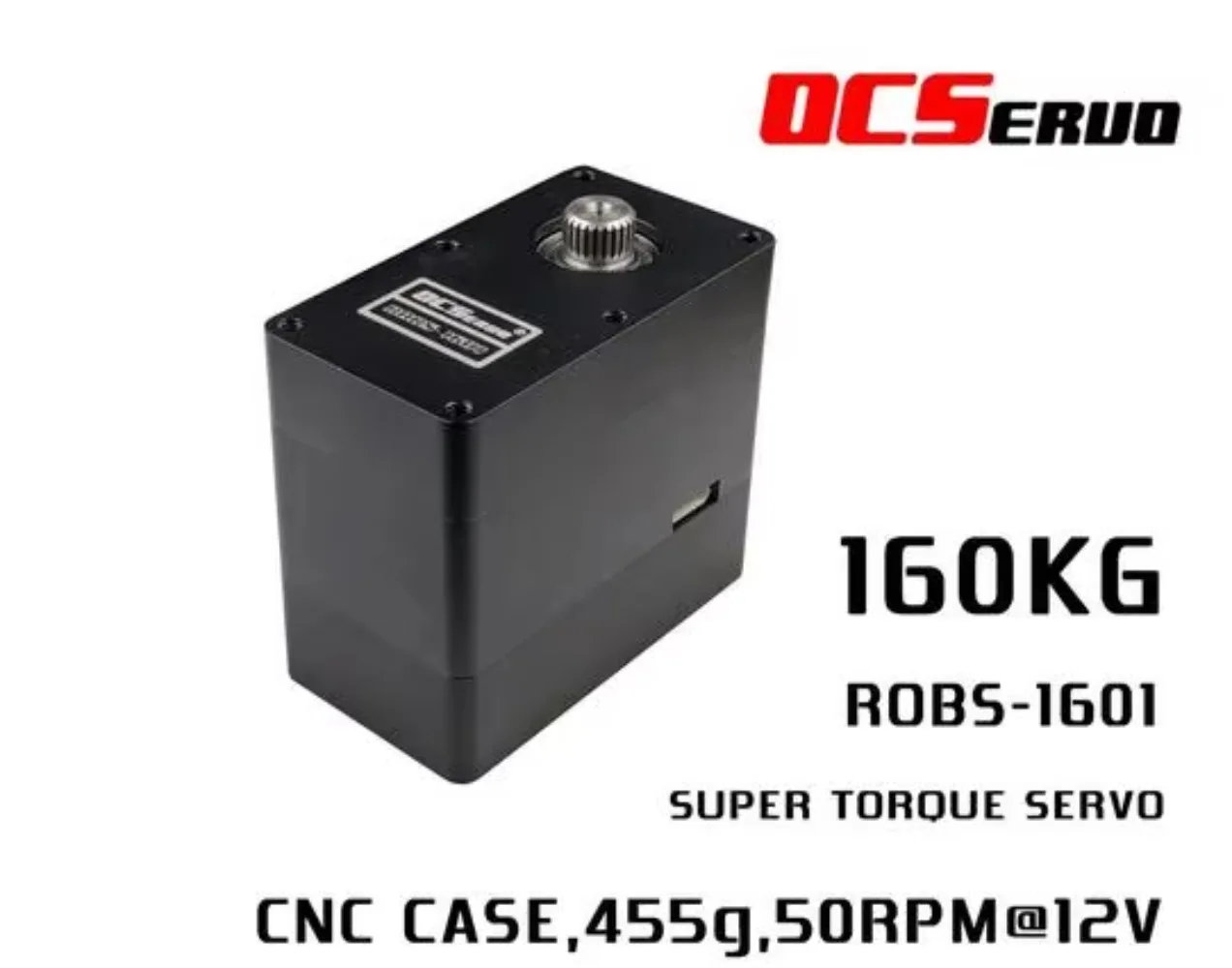 

160 кг.см крутящий момент 455 г UART Bus Robot Servo ROBS-1601 для робота DIY Магнитный код 12 В 360 градусов RS485 Двойной вал Modbus Servo