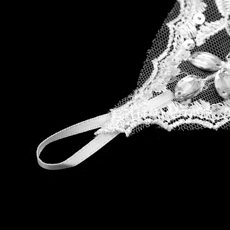 Paire gants en dentelle sans doigts pour femmes, mitaines mariée brodées en dentelle pour Banquet fête