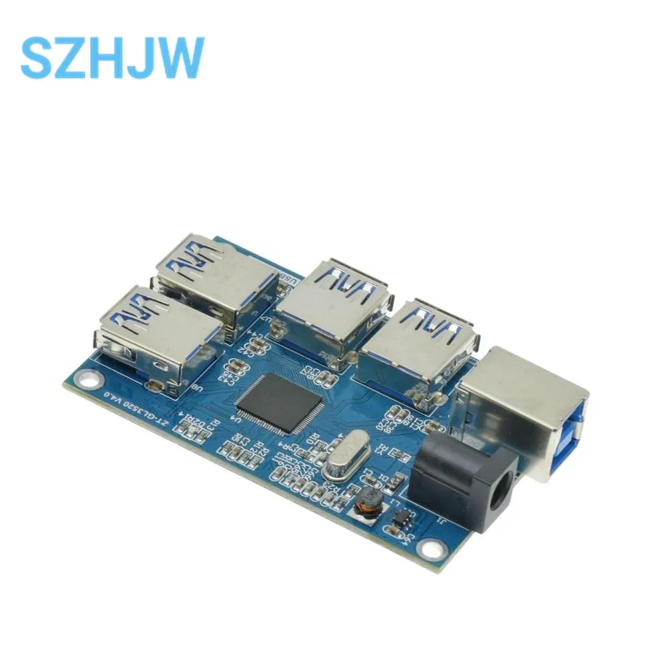 GL3520 USB3.0 DC Input For 5V Hub Laptop One-to-Four Splitter Module For Laptop