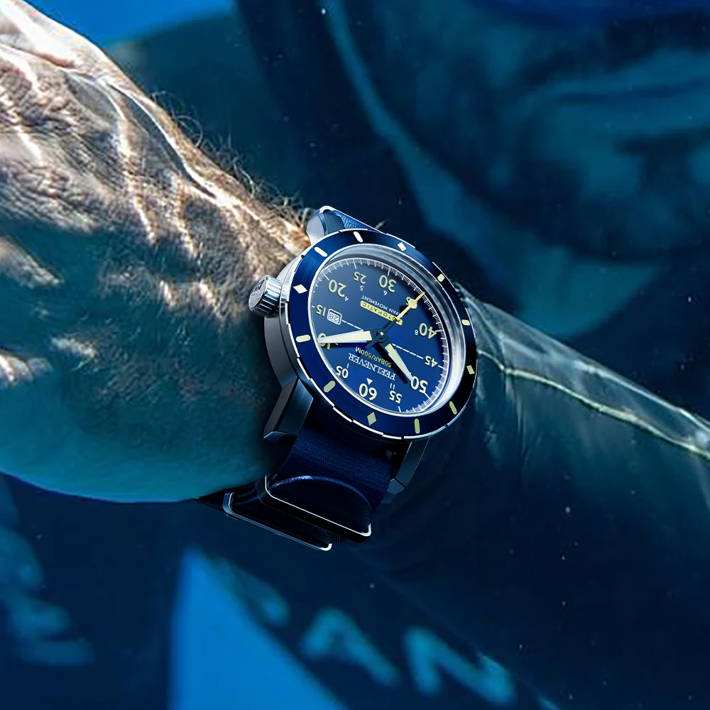 LIGE Brand FeelNever Fashion Casual Sport Mechanical Watch Waterproof Automatic Nylon Strap 316L Stainless Watches for Men Clock