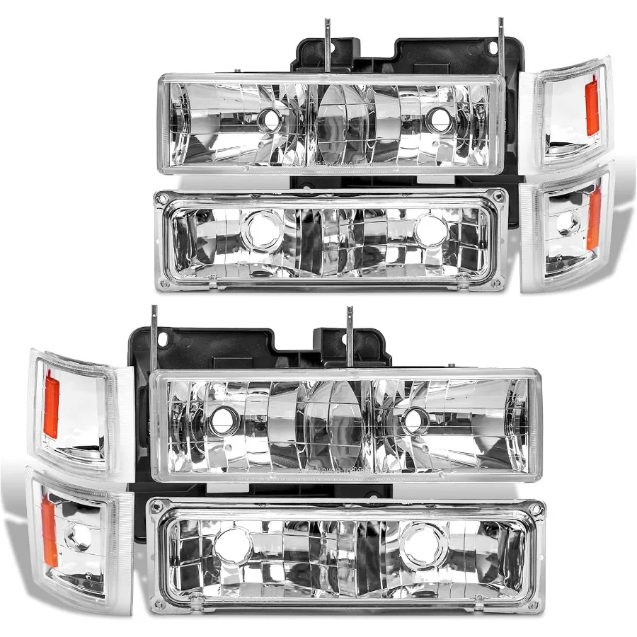 

Фара в сборе, совместимая с галогенной головкой Chevy Silverado Tahoe Suburban C10 C/K 1500 2500 3500 1994, 1996, 1997, 1998,