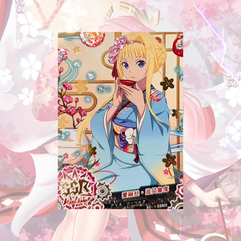 Anime Goddess Story SP UR SSR Cards Asada Shino Rem Ram Nico Yazawa Emilia Kuchiki Rukia Boa Hancock Karyl Collectible Cards