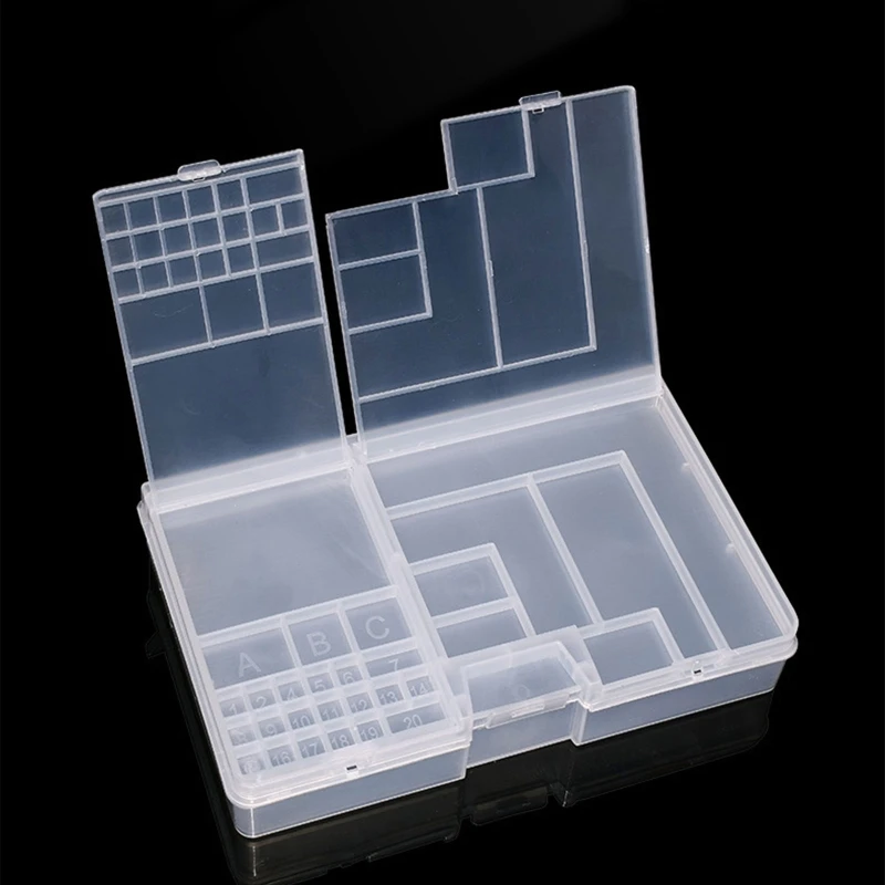Plastic Storage Box Case Home Organizer Jewelry Beads Pill Boxes Multifunction Screw Components Sorting Organizer Parts