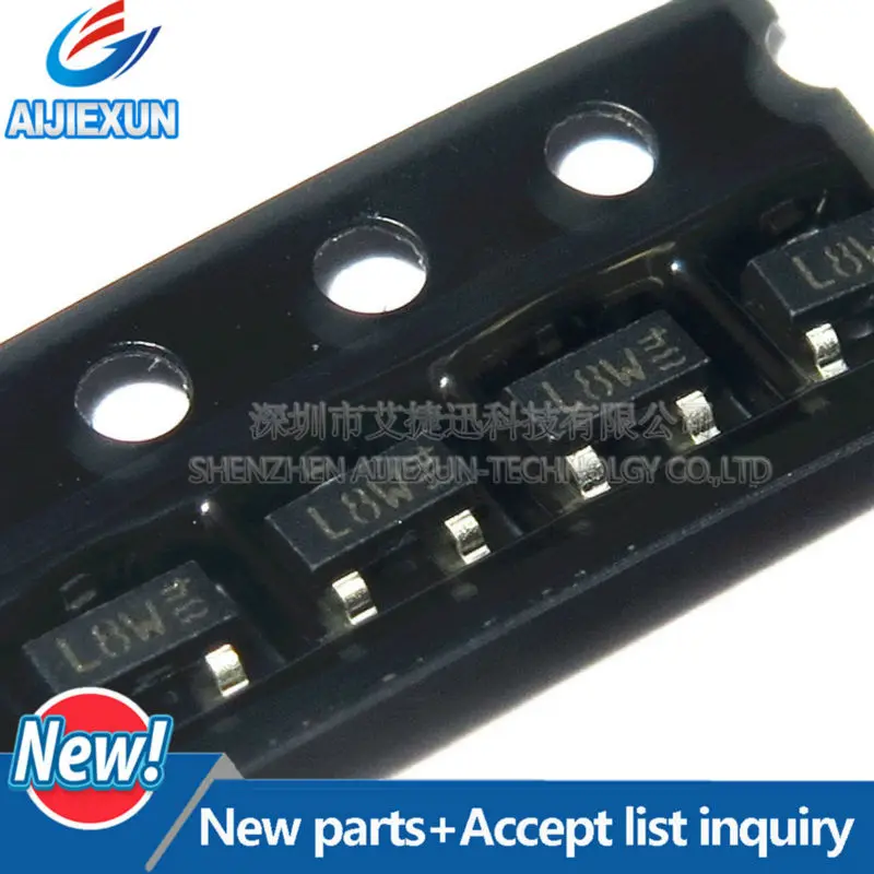 100Pcs BAT721A SilkscreenL8W SOT23  Schottky barrier double diodes in stock 100%New and original