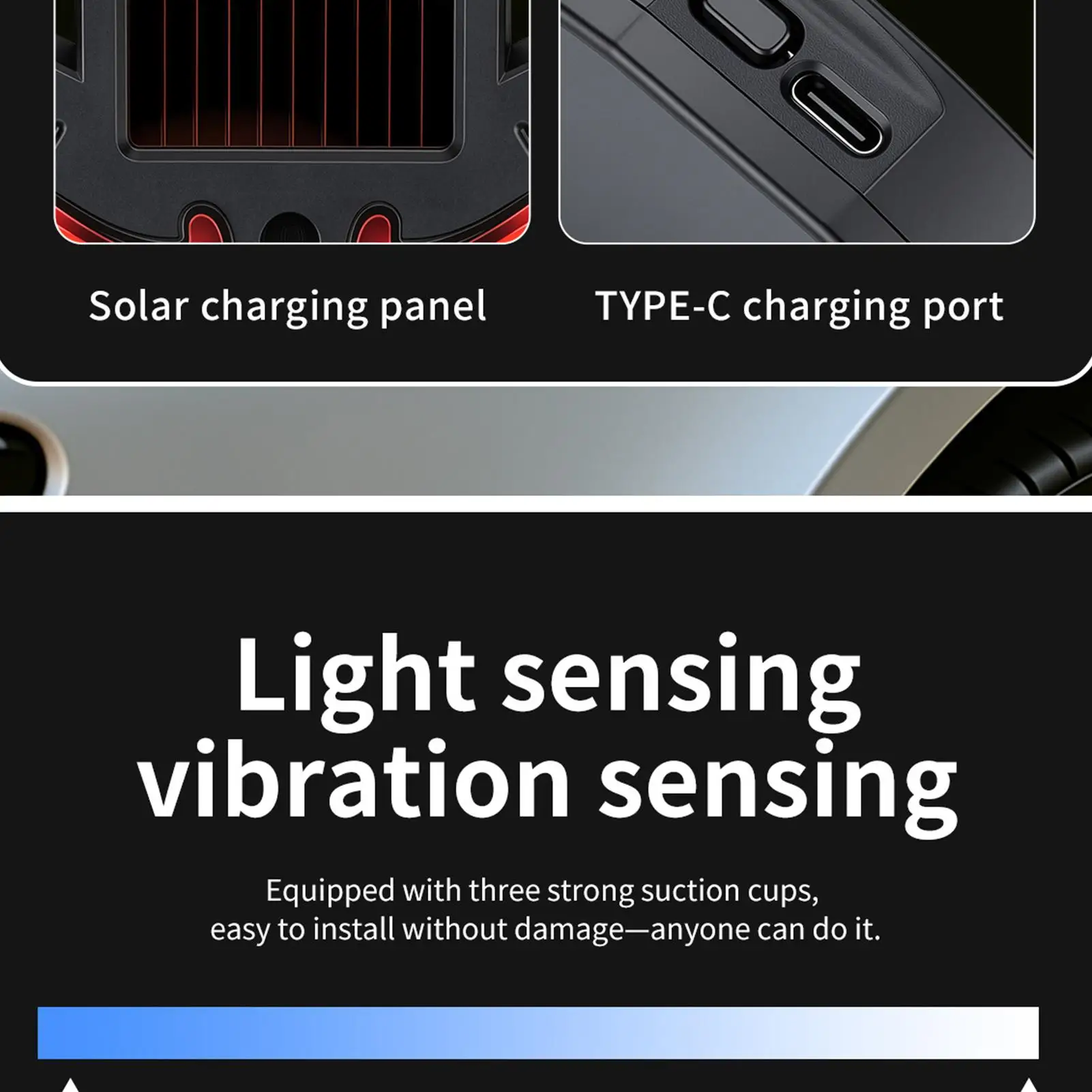 Led Eyes For Car Dynamic USB Solar Powered Sticker Wireless Led Windshield Eyes For RV Home Vehicles Holiday Birthday Party