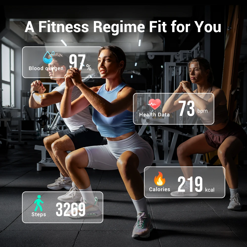 Intelligent Smart Rings Heart Rate ECG EDA IP69 OEM Smart Emotions Heart Rate Sleep Manufacturers Health Smart Ring for Men